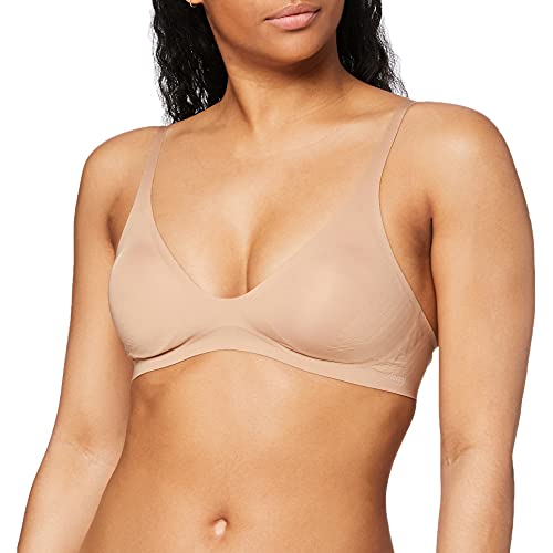 sloggi Body Adapt T-Shirt Bra Sujetador para camiseta, NOSTALGIC BROWN, XS para Mujer