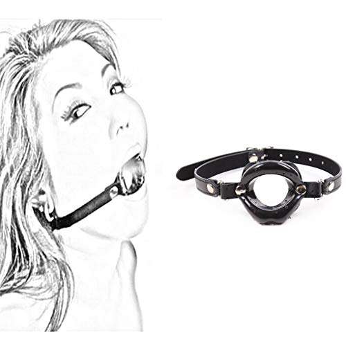 SmartRing Collar de Cuero, los Labios de Silicona de Apertura, Dentista, Navidad, Día de San Valentín para Darle (Color al Azar)