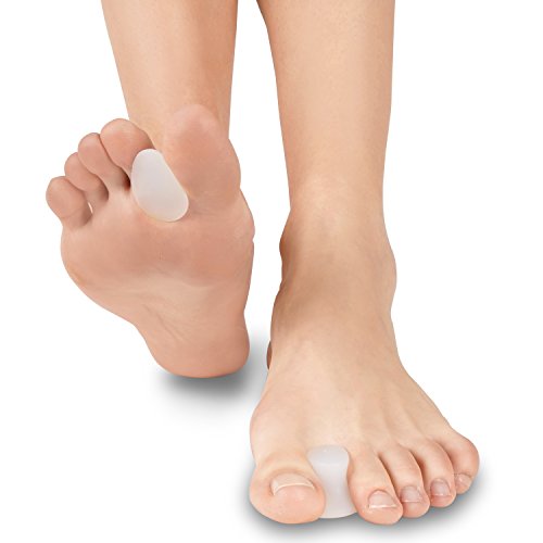 Soles Corrector de Juanetes y Férula para el Dedo Gordo del Pie (Talla Única) Que Promueve el Alivio del Dolor de Pies y Dedos - Enderezador, Espaciador, Separador - Unisex (M / 38-39-40-41), blanco