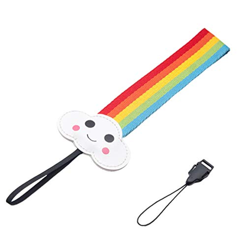 SOLUSTRE Cámara de Mano Correa de Muñeca Sonrisa Nube Arco Iris Cámara Instantánea Pulsera de Cámara Cuerda de Escalada Correa de Agarre de Mano Teléfono Móvil Cordón Cuerda para Cámara