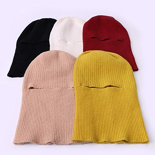 Sombrero Gorro Beanie Sombrero Hat Sombrero Bufanda Hombre Unisex Calentador Mujer Invierno Plus Espesar Mascarilla Gorr