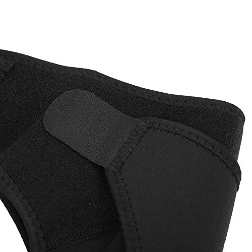 Soporte de hombro Protector de hombro cómodo para mujeres y hombres para reducir la incomodidad para la salud y la distensión muscular(Black left shoulder)