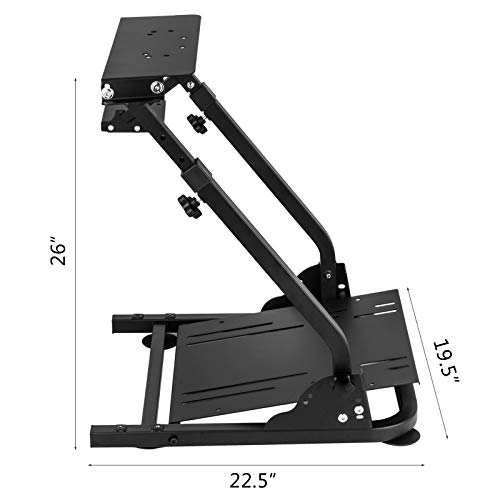 Soporte para Volante 57 x 49cm Soporte de Volante Universal Plegable G25 G27 G29 y G920 Wheel Stand Pro Compatible con Logitech G25 G27 G29 y G920 Soporte de la Rueda Logitech g29 Wheel Stand Pro