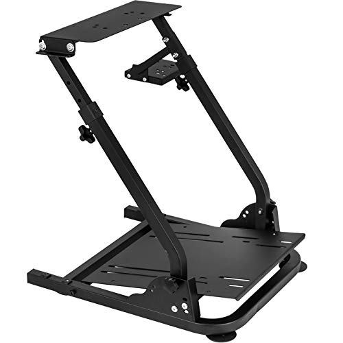 Soporte para Volante 57 x 49cm Soporte de Volante Universal Plegable G25 G27 G29 y G920 Wheel Stand Pro Compatible con Logitech G25 G27 G29 y G920 Soporte de la Rueda Logitech g29 Wheel Stand Pro