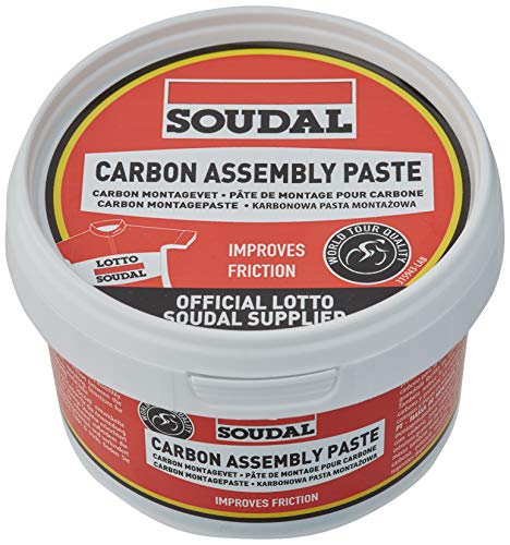 Soudal Carbon Assembly Paste Grasa, Adultos Unisex, Rojo, Talla Única