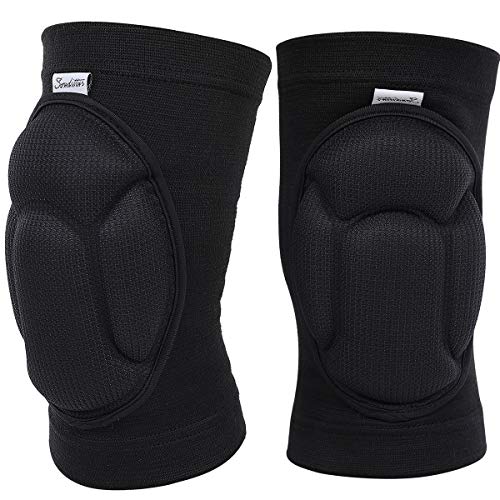 Soudittur Rodilleras Deportivas Compresion Elásticas Antideslizante Soporte de Rodilla para Hombres y Mujeres para Voleibol, Béisbol, Crossfit, Baloncesto, Bicicleta, Trabajo