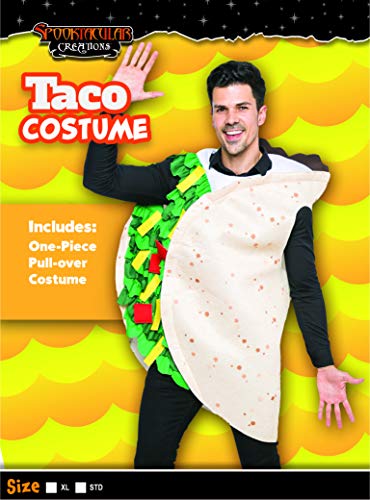 Spooktacular Creations Taco Traje Adulto (x-Large) marrón