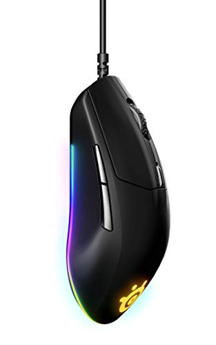 Steelseries Rival 3 - Ratón para Juegos - Sensor Óptico Truemove Core de 8.500 Cpi - 6 Botones Programables - Botones con Disparador Dividido - Cableado - Negro