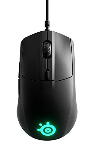 Steelseries Rival 3 - Ratón para Juegos - Sensor Óptico Truemove Core de 8.500 Cpi - 6 Botones Programables - Botones con Disparador Dividido - Cableado - Negro