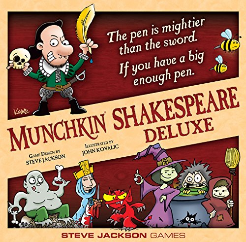 Steve Jackson Games Munchkin Shakespeare Deluxe 1564 - Juego de Cartas de Juguete