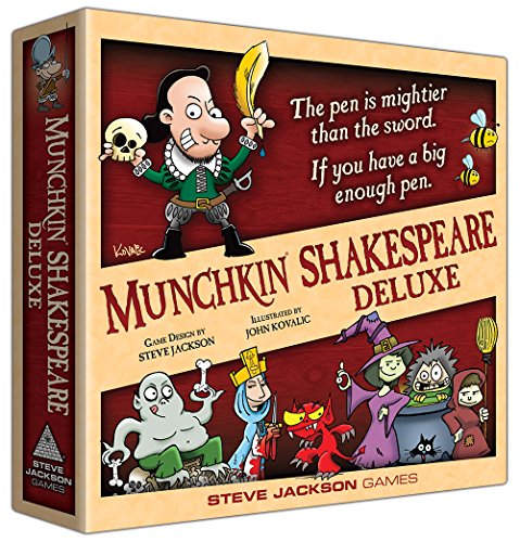 Steve Jackson Games Munchkin Shakespeare Deluxe 1564 - Juego de Cartas de Juguete