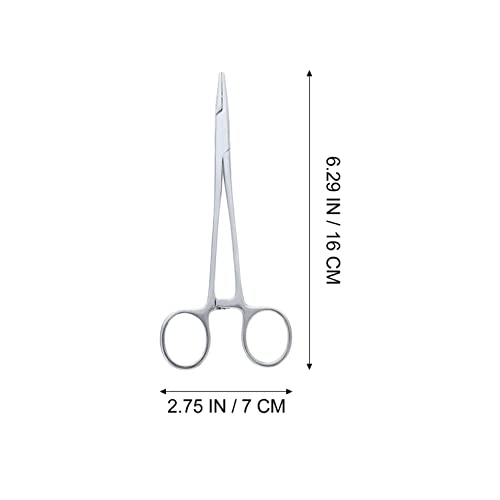 STOBOK Metzenbaum Tijeras de Acero Inoxidable Scissor Veterinario Acero Inoxidable Tijera Médica Blunt EMT Trauma Thears Instrumentos Veterinarios Quirúrgicos 16Cm