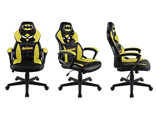 Subsonic Batman - Silla Gaming Junior - Asiento Gamer para Escritorio - Sillon de Oficina - Licencia Oficial DC Comics (PS4)