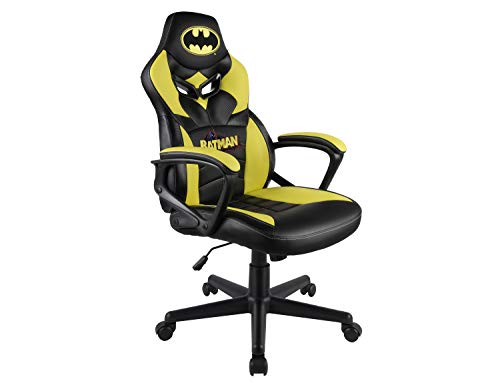 Subsonic Batman - Silla Gaming Junior - Asiento Gamer para Escritorio - Sillon de Oficina - Licencia Oficial DC Comics (PS4)