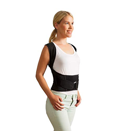 Swedish Posture - Chaleco para corrección postural Negro Negro Talla:Medium