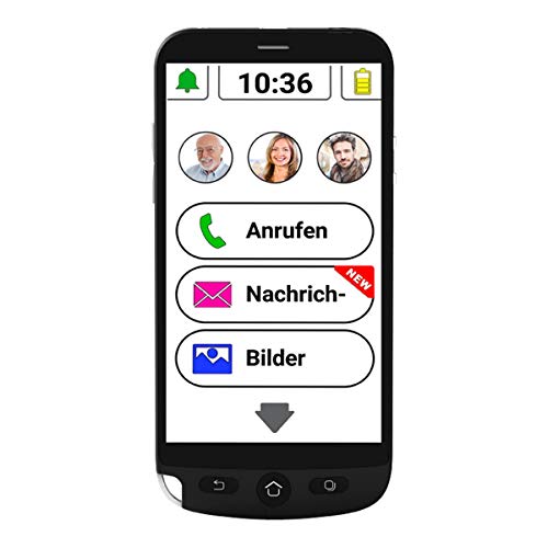 swissvoice Smartphone G50 para Senior, Negro