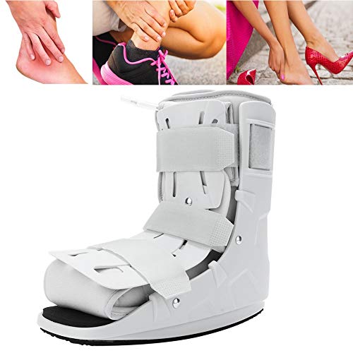 Taidda ortodoncia, Walker Brace Foam Neumático Walking Boot Correa de Tobillo Soporte Ortesis de pie Férula Plantar Brace para Restaurar pies M 38-42