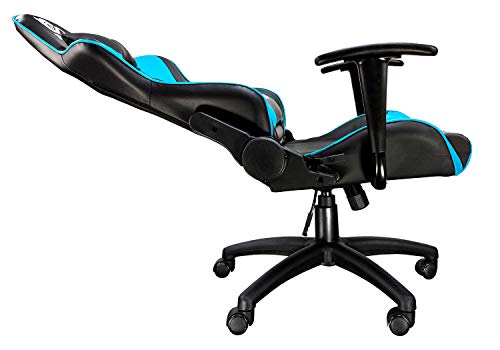 Talius Gecko V2 Silla Gaming Profesional, Ergonómica, basculante, Espuma Alta Densidad, Base y Ruedas Nylon, Gas Clase 4. Ideal para niños y Adultos. para Juegos, Oficina, Escritorio. (Azul)