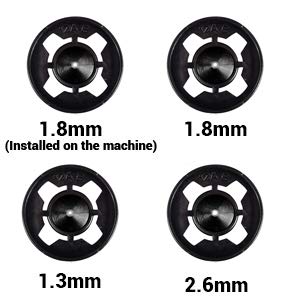 TECCPO Pistola de pintura, Nueva Actualización 2021, Gran Capacidad 1300ML, 500W, 3 modos de pulverización, 4 boquillas (1,3 mm, 1,8 mm, 1,8 mm, 2,6 mm) y 3 filtros, Fácil de Pulverizar