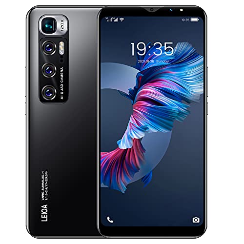 Teléfono Móvil Libres 3G, Android Smartphone Libre, 5.5" Display, 1GB + 4GB, Cámara 5MP, Batería 2800mAh, Dual SIM Dual Camera Moviles Baratos y Buenos (2*SIM+1*SD) (M10-Black)