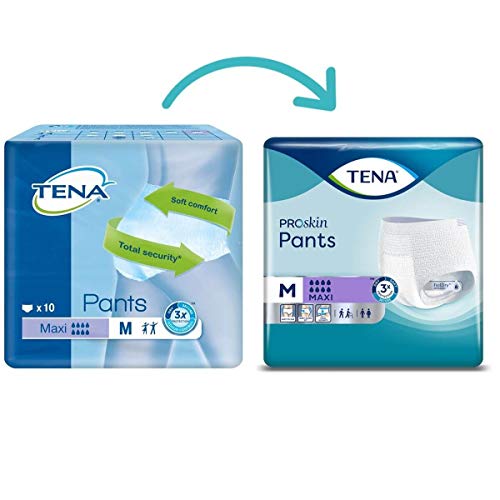 Tena - Pañales para adulto Maxi Medium (80-110 cm, 4 unidades)