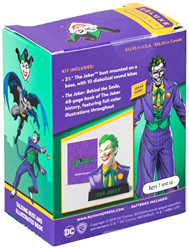 The Joker Talking Bust and Illustrated Book (Rp Minis)