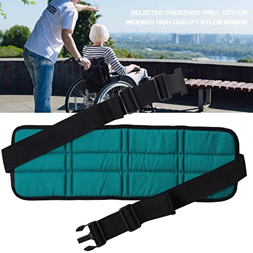 Tmaody Cinturon para Silla de Ruedas， Cinturón Abdominal de Seguridad Confort para Silla de Ruedas o Silla Geriátrica - Alta Protección Anti- Caídas， Talla Universal Ajustable