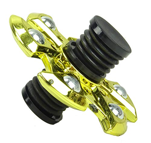 TOYLAND Spinarooz Hand Spinner Novelty Toy - Fidget Spinner - 3 en 1 - Salto, Rebote, Giro (Oro)