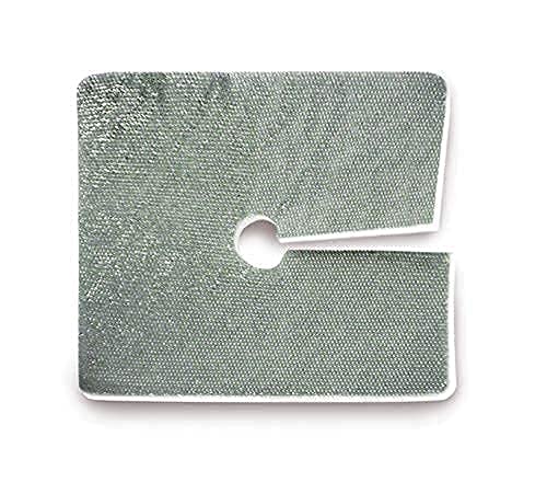 Tracheopad (cm 8 x cm 9,3) Apósito aluminizado de tela no tejida especialmente diseñado para su uso en traqueotomías, 100 unidades