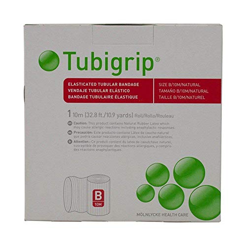 Tubigrip Elasticated Tubular Support Bandage, Natural, Size B, 10m