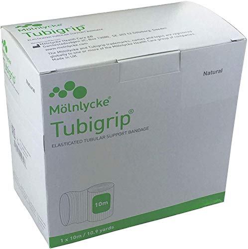 Tubigrip Elasticated Tubular Support Bandage, Natural, Size F, 10m