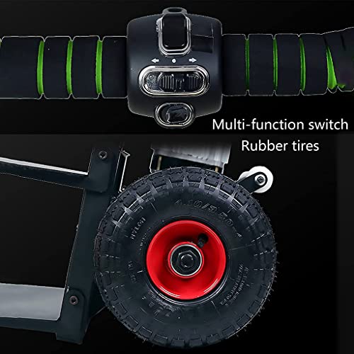 TYX Carretilla Subeescaleras con Batería, Carretilla De Saco Eléctrico Plegable con Carretilla De Saco, Carretilla De Mano Resistente para Subir Escaleras