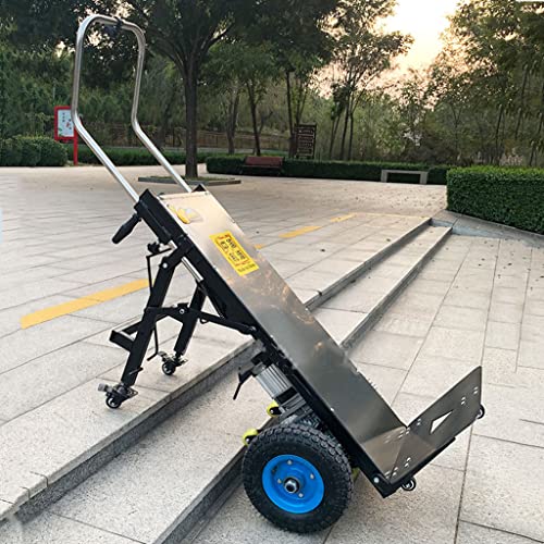 TYX Carro Sube Escaleras Plegable, Carro De Saco Eléctrico Carro para Subir Escaleras Resistente con Batería, Carretilla De Mano para Subir Y Bajar Escaleras