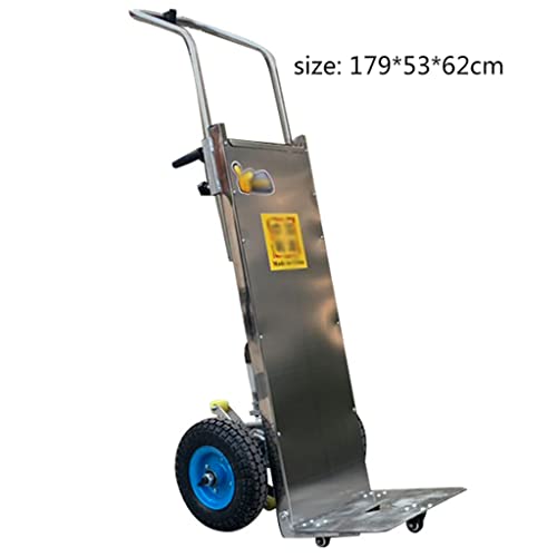 TYX Carro Sube Escaleras Plegable, Carro De Saco Eléctrico Carro para Subir Escaleras Resistente con Batería, Carretilla De Mano para Subir Y Bajar Escaleras