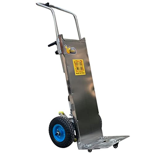 TYX Carro Sube Escaleras Plegable, Carro De Saco Eléctrico Carro para Subir Escaleras Resistente con Batería, Carretilla De Mano para Subir Y Bajar Escaleras