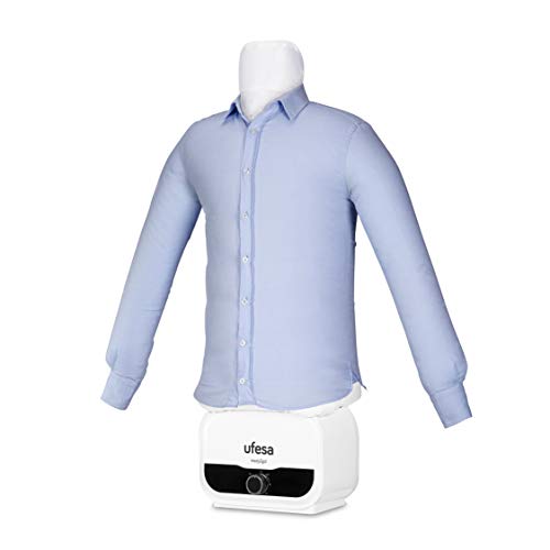 Ufesa SV1200 Maniquí de Planchado y Secado Automático, 1200W, Elimina Arrugas, Desodoriza y Neutraliza los Olores, Temporizador 3h, Tallas S - XXL