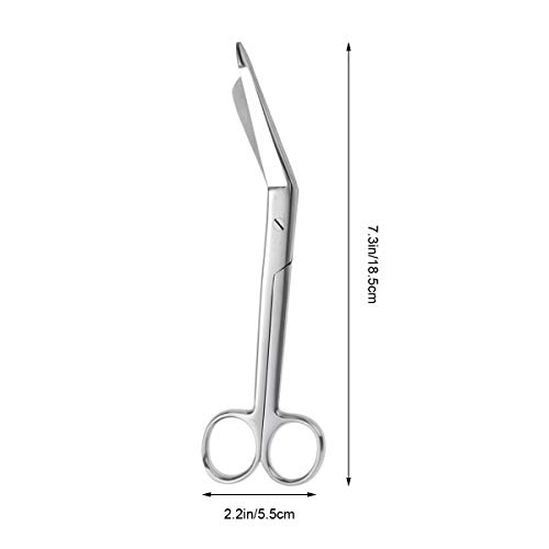 UKCOCO El vendaje médico del acero inoxidable Lister tijea las tijeras de la enfermería de 7 pulgadas para el ccsme, doctores, enfermeras, vendajes del corte