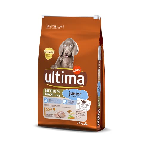 ultima Pienso para Perros Medium-Maxi Junior con Pollo - 7,5 kg