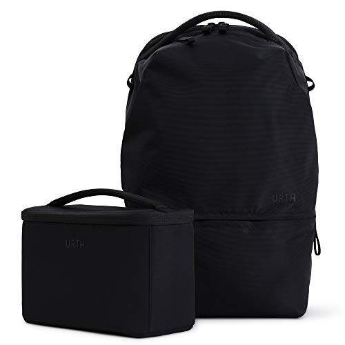 Urth Mochila Arkose 20L + Organizador Pequeño para Cámara (Negro)