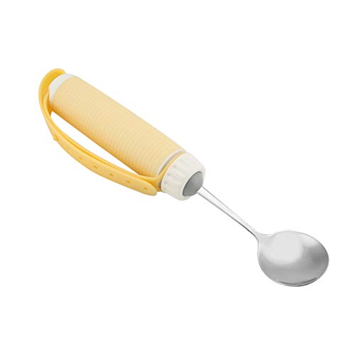 Utensilio adaptable Ayudas para comer Cuchara Tenedor Fácil agarre Ayuda para artritis Cubiertos para Parkinson Pacientes discapacitados Productos de asistencia para ancianos(spoon)