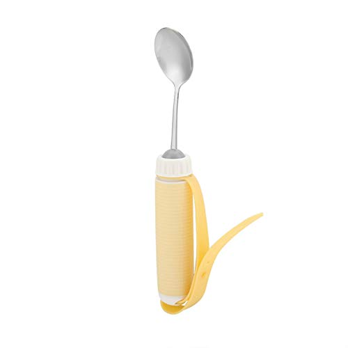 Utensilio adaptable Ayudas para comer Cuchara Tenedor Fácil agarre Ayuda para artritis Cubiertos para Parkinson Pacientes discapacitados Productos de asistencia para ancianos(spoon)