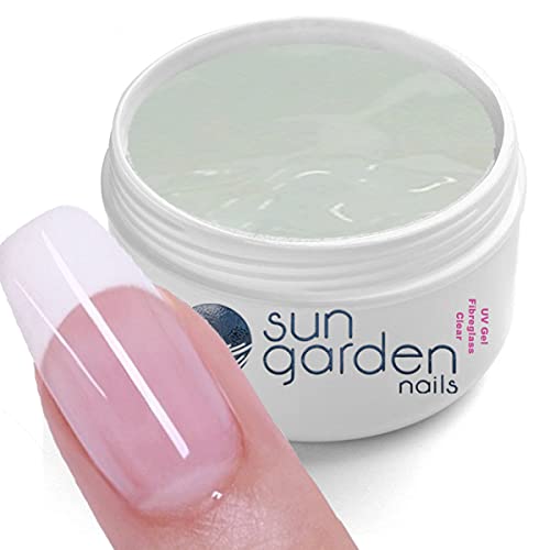 UV Gel de Fibreglass Clear 30 ml Premium Line – acabado construcción adhesivo – Transparente Top Coat – monofásico Gel