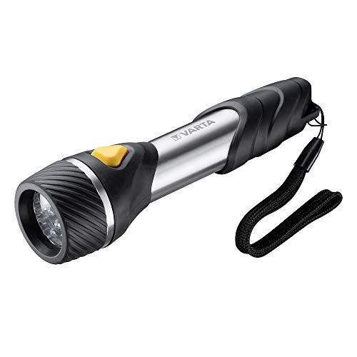 VARTA Day Light 16632101421 - Linterna Multi LED F20. 9 LEDs de 5 mm, 40 Lumens, 29m de Alcance, 2 x AA Incluidas