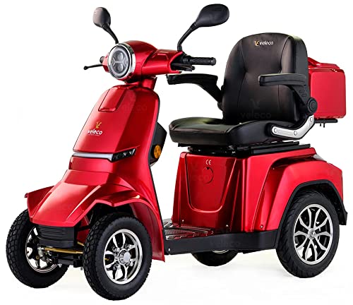 VELECO Gravis Electric Mobility Scooter (rojo)