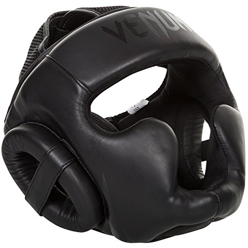 Venum Challenger 2.0 Casco MMA, Unisex Adulto, Negro/Negro Matte, Talla Única