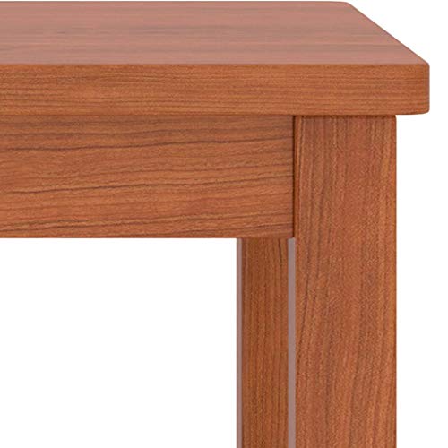 vidaXL Madera Maciza de Mango Mesita de Noche Mesilla Auxiliar Cama Armario de Dormitorio Habitación Organizador Almacenamiento Marrón Miel 40x30x50cm