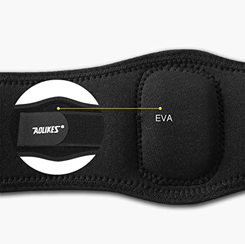 Vintree 2X Codera de Tenista Abrazadera para Soporte Deportivo del Brazo de Golfistas y Tenistas Almohadilla de Compresión EVA para Protección del Antebrazo Ajustable y Liviana Cinta de Codo Tenista