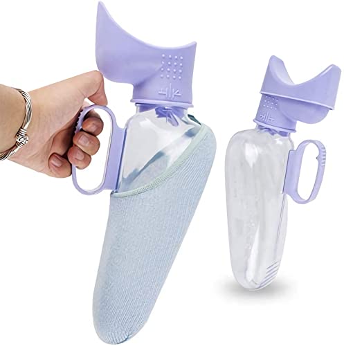 VOCA Urinario para mujeres, a prueba de derrames, recipiente para orinarios femeninos, 700 ml, cámara urinaria a prueba de derrames, urinarios para el hogar femenino dispositivo en cama