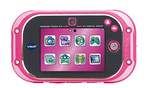 VTech Kidizoom Touch 5.0 Cámara de fotos digital infantil color rosa versión española (80-163557)