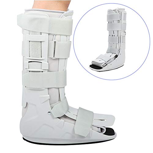 Walker Brace, Zapatos De Senderismo Neumáticos De Espuma Para Reparación De Fracturas Soporte De Correa De Tobillo Ortesis De Pie Ortesis De Férula Plantar Para Lesiones De Tobillo Y Pie(XL)